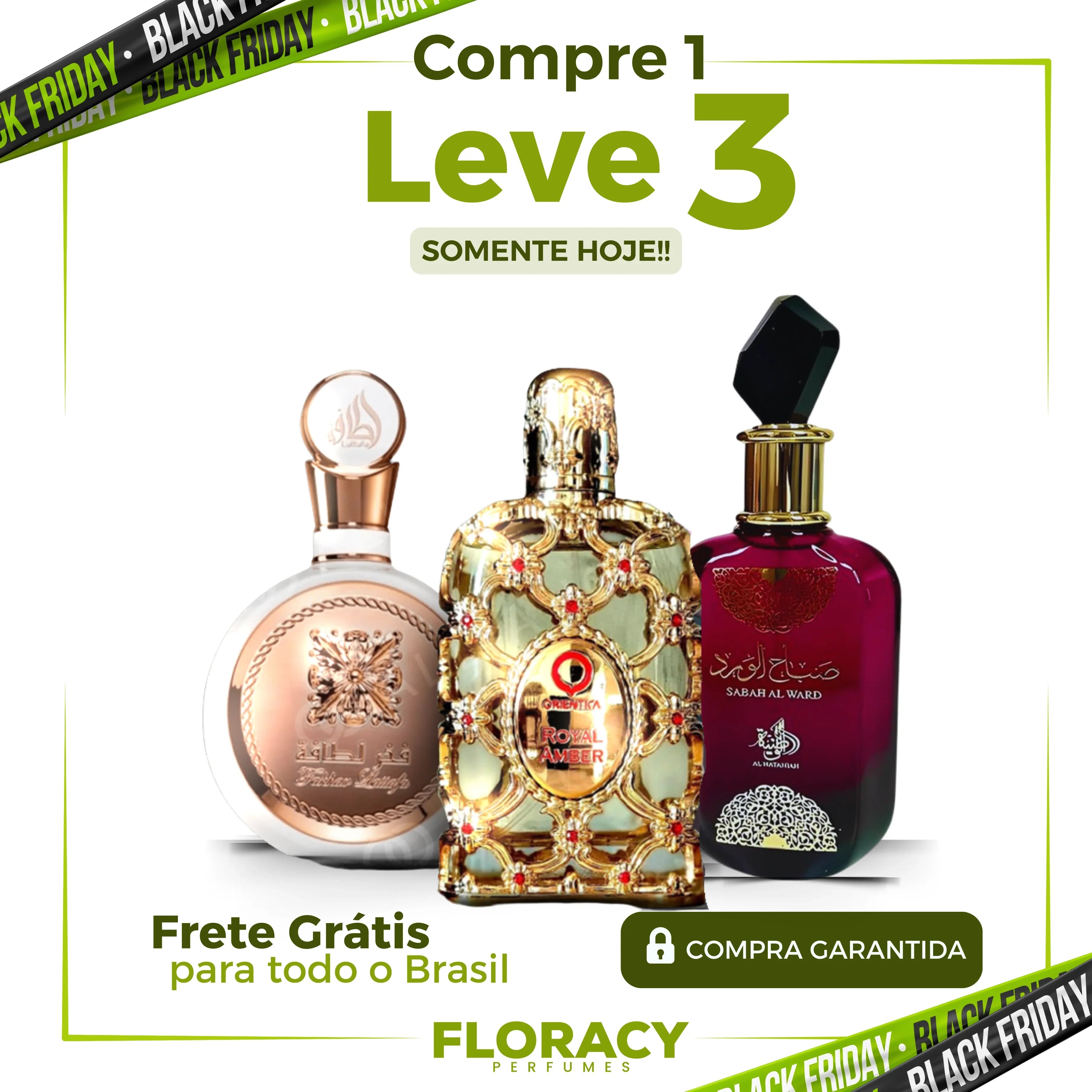 PROMOÇÃO COMPRE 1 LEVE 3 - Sabah Al Ward, Fakhar e Royal Amber - Queima de Estoque🔥 - 100ml Cada